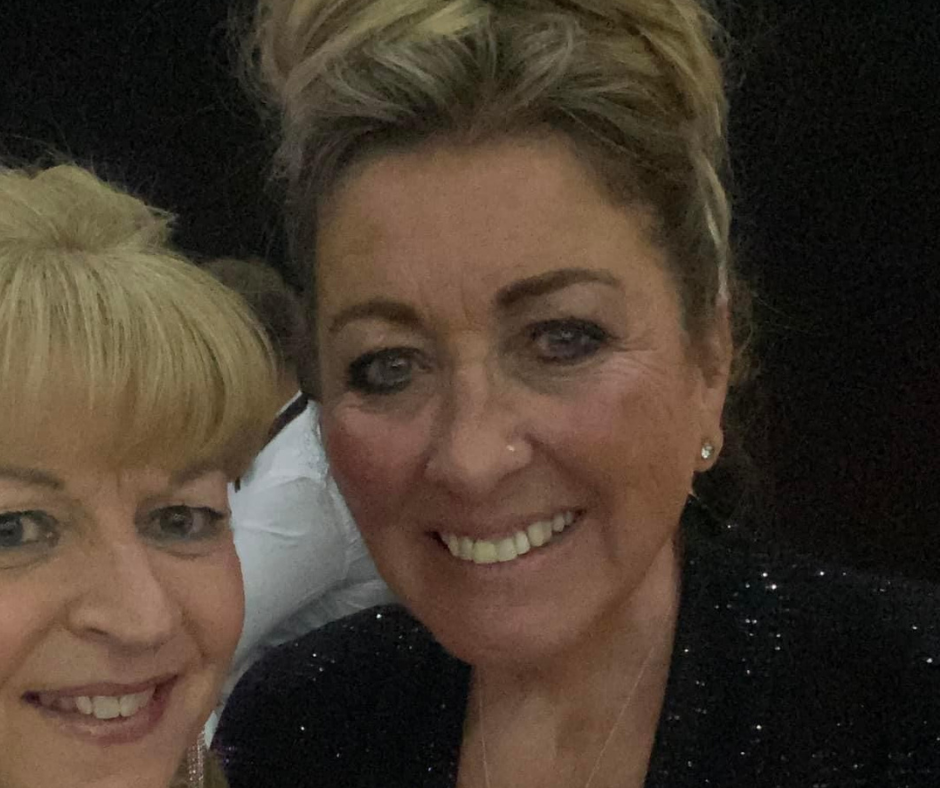 Photo of Angie Bryant at her Spring fundraising ball in aid of Oracle Cancer trust in 2023